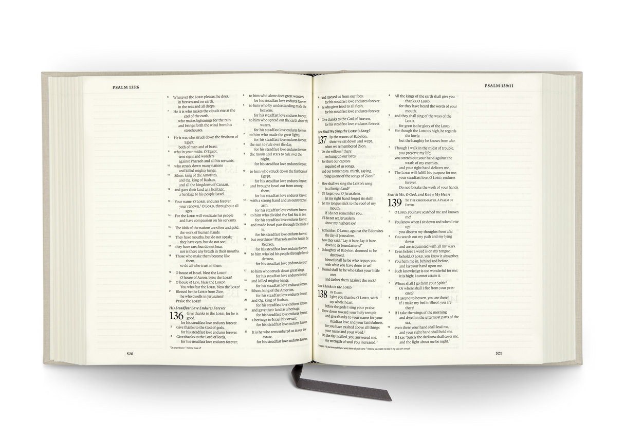 ESV Journaling Bible (Cloth Over Board, Flowers) (1023777701935)