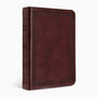 ESV Value Large Print Compact Bible (Trutone, Mahogany, Border Design)