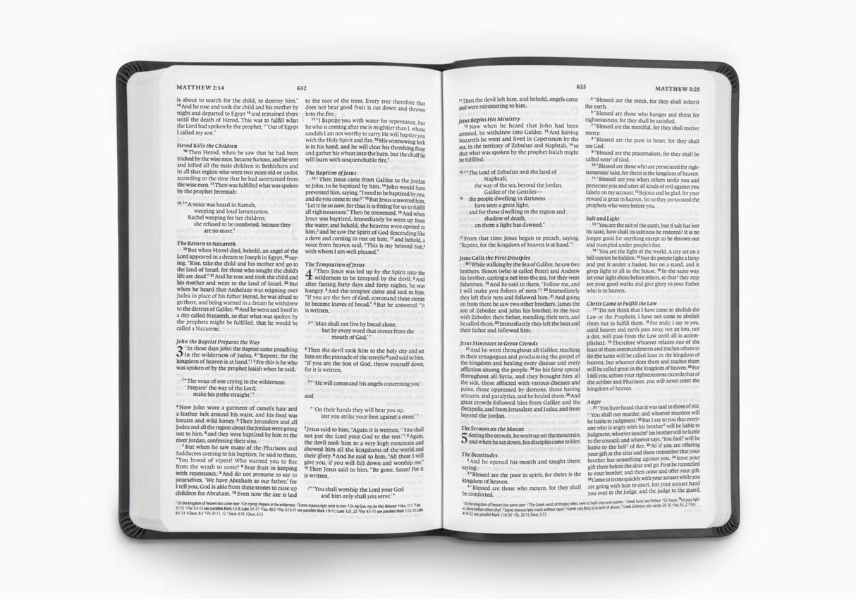ESV Value Thinline Bible (TruTone, Charcoal, Celtic Cross Design) (1023778619439)