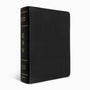 ESV Study Bible (Genuine Leather, Black, Indexed) (1018279493679)
