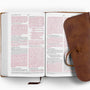 ESV Thinline Bible (Natural Leather, Flap with Strap)