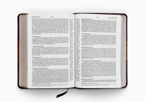 ESV Personal Reference Bible (TruTone, Deep Brown/Tan, Trail Design)