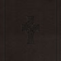 ESV Single Column Journaling Bible, Large Print (TruTone, Charcoal, Celtic Cross Design) cover image