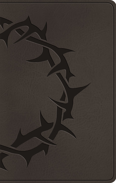 ESV Premium Gift Bible (Trutone, Charcoal, Crown Design) - English Standard Version - 9781433568756