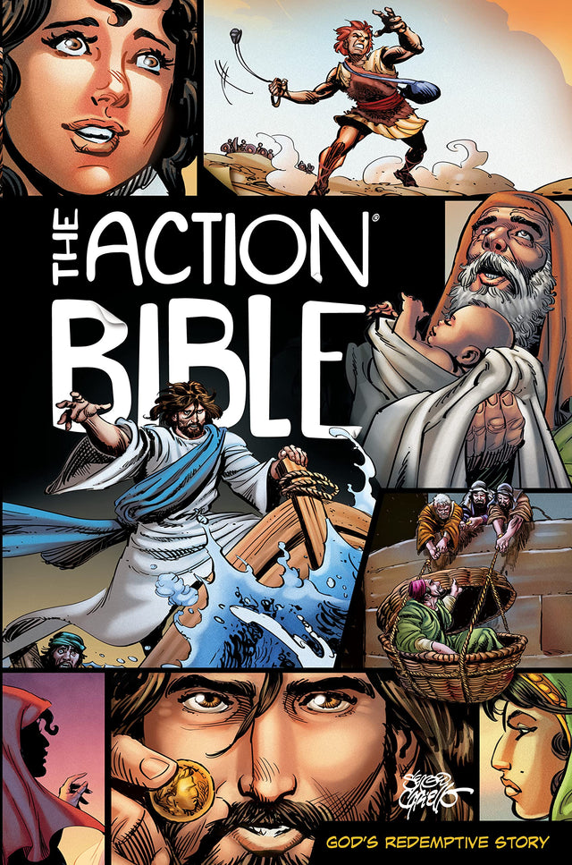 The Action Bible: God's Redemptive Story (Revised) (Action Bible) - Cariello, Sergio (illustrator) - 9780830777440