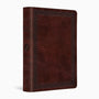 ESV Large Print Compact Bible (Trutone, Mahogany, Border Design)