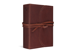 ESV Journaling Bible, Interleaved Edition (Leather, Brown, Flap with Strap) (1023779831855)