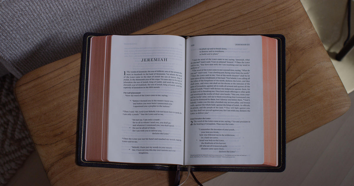 ESV Heirloom Bible, Heritage Edition (Goatskin, Black)
