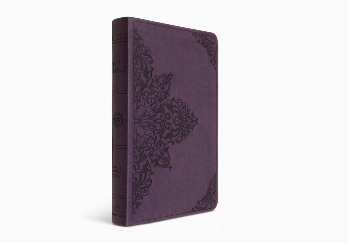 ESV Large Print Value Thinline Bible (Trutone, Lavender, Filigree Design)