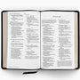 ESV Large Print Thinline Reference Bible (Genuine Leather, Black)