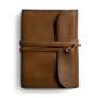 ESV Large Print Compact Bible (Natural Leather, Strap Flap)