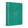 ESV Single Column Journaling Bible (TruTone, Teal, Resplendent Cross Design)