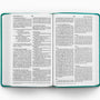 ESV Large Print Value Thinline Bible (TruTone, Turquoise, Emblem Design)