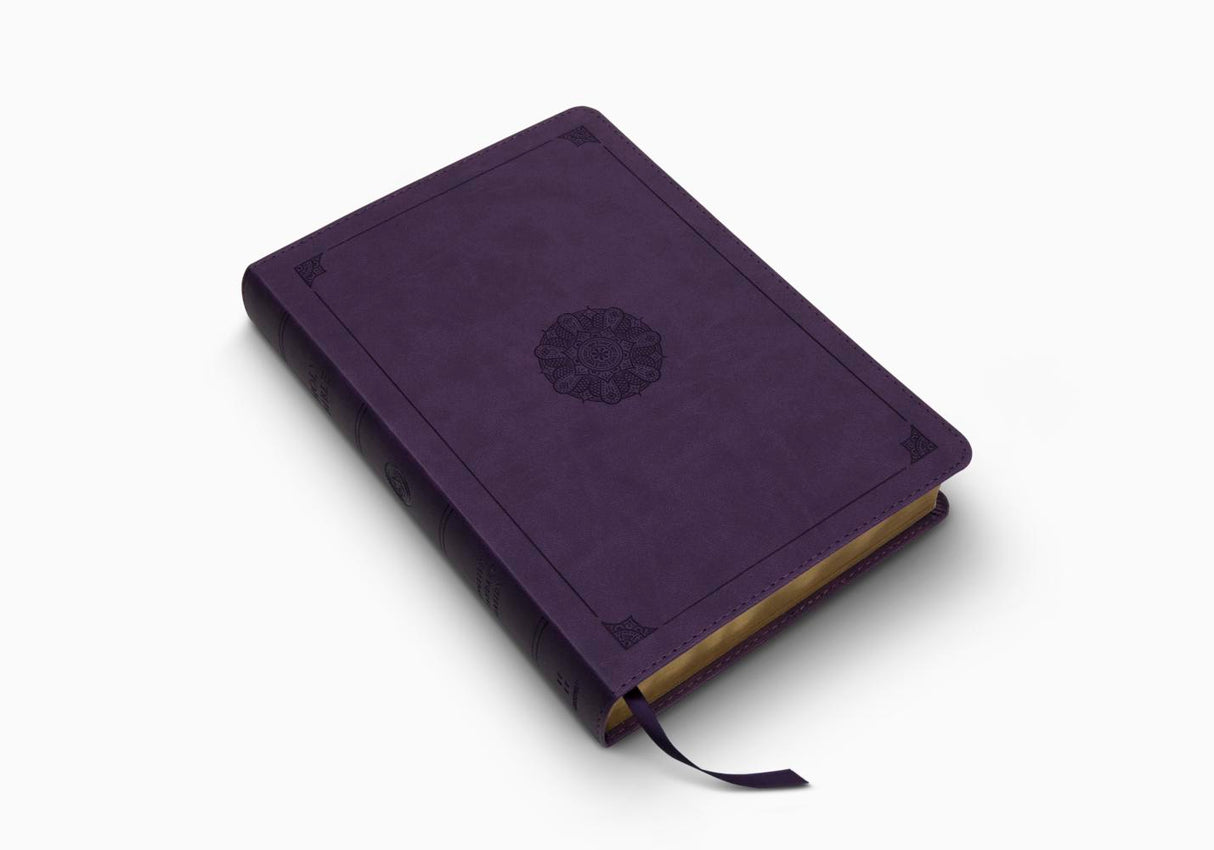 ESV Large Print Bible (Trutone, Lavender, Emblem Design)