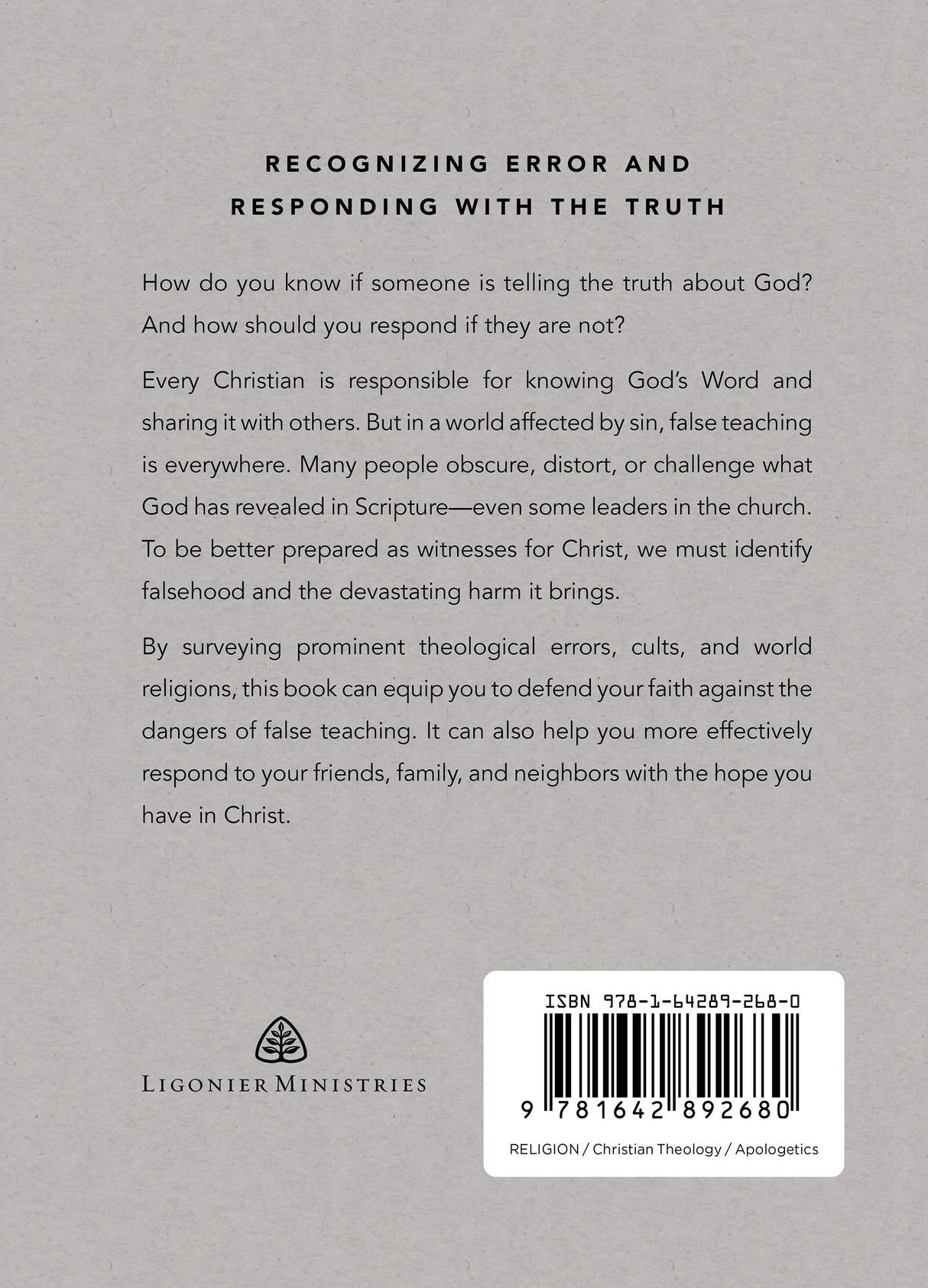 A Field Guide on False Teaching