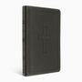 ESV Thinline Bible (TruTone, Charcoal, Celtic Cross Design, Red Letter)