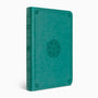 ESV Large Print Value Thinline Bible (TruTone, Turquoise, Emblem Design)