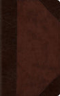 ESV Large Print Compact Bible (TruTone, Brown/Walnut, Portfolio Design) cover image
