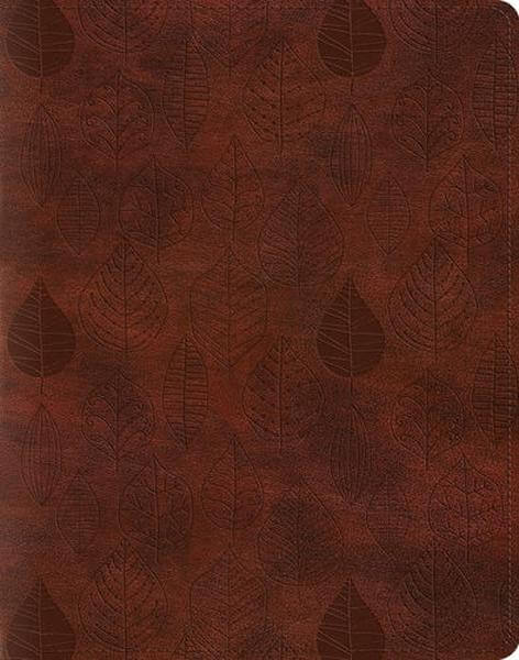 ESV Single Column Journaling Bible (TruTone, Chestnut, Leaves Design) cover image (1018281426991)
