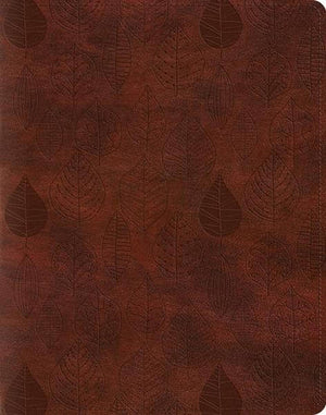 ESV Single Column Journaling Bible (TruTone, Chestnut, Leaves Design) cover image (1018281426991)