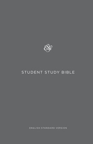 ESV Student Study Bible (Hardcover, Gray) cover image