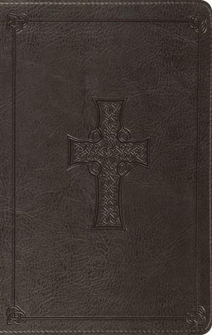 ESV Value Thinline Bible (TruTone, Charcoal, Celtic Cross Design) cover image (1023778619439)