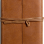 ESV Single Column Journaling Bible, Large Print (Natural Leather, Brown, Flap with Strap)