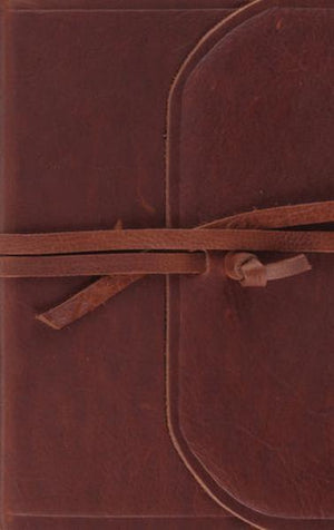 ESV Thinline Bible (Natural Leather, Flap with Strap)