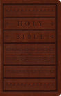 ESV Large Print Personal Size Bible (TruTone, Brown, Engraved Mantel Design) cover image