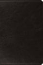 ESV Large Print Bible (Black, Top Grain Leather) cover image