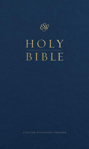ESV Pew Bible (Hardcover, Blue) cover image (1022364647471)