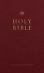 ESV Pew Bible (Hardcover, Burgundy) cover image (1022364123183)