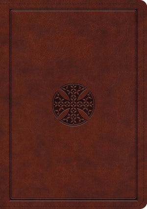 ESV Journaling Bible, Interleaved Edition (Trutone, Mahogany, Mosaic Cross Design)