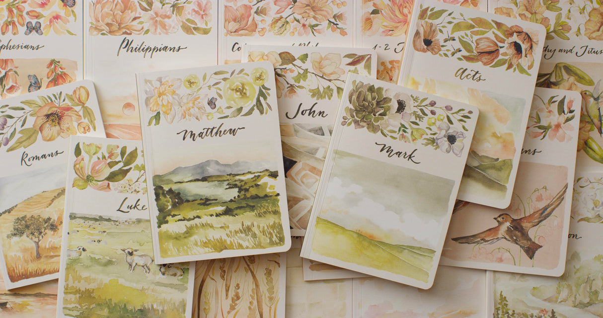 ESV Scripture Journal: New Testament Set (Artwork by Ruth Chou Simons)