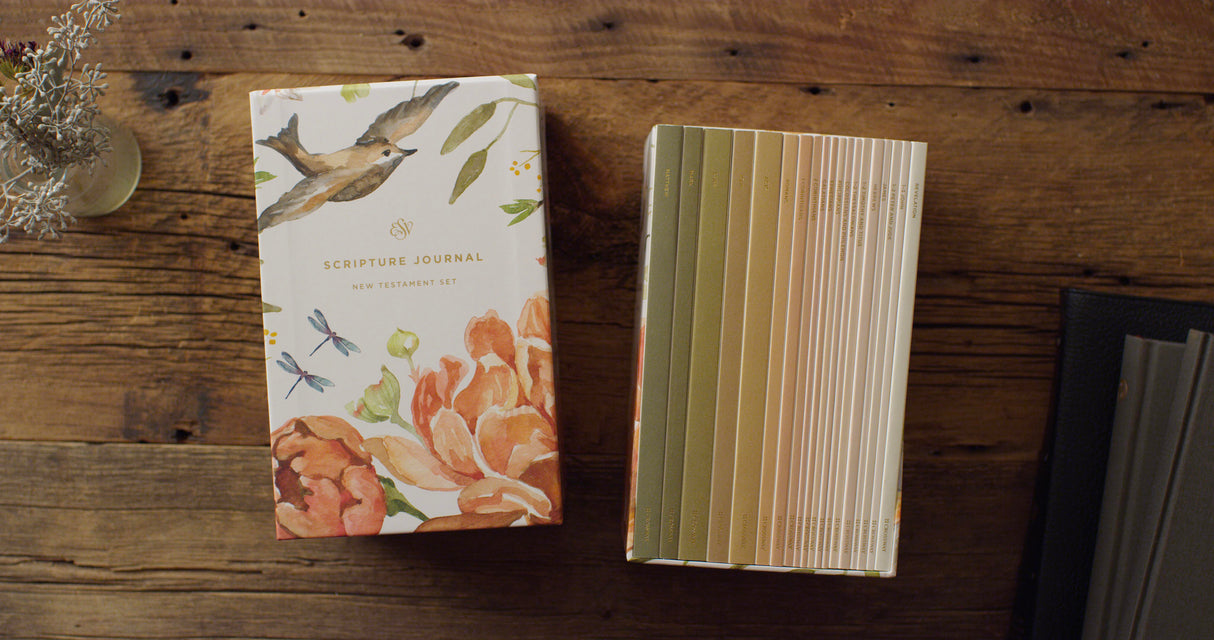 ESV Scripture Journal: New Testament Set (Artwork by Ruth Chou Simons)