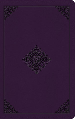 ESV Large Print Personal Size Bible (Trutone, Lavender, Ornament Design)