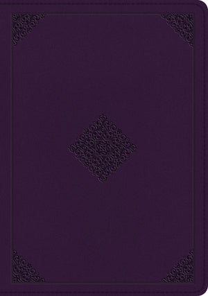 ESV Single Column Journaling Bible, Large Print (Trutone, Lavender, Ornament Design)