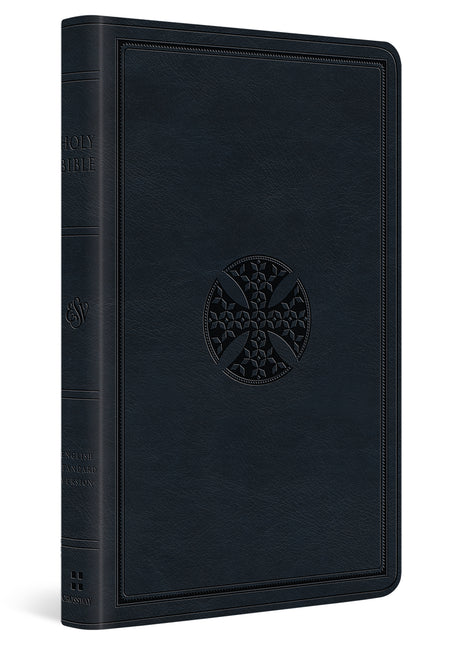 ESV Premium Gift Bible (Trutone, Navy, Mosaic Cross Design)