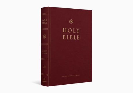 ESV Pew and Worship Bible, Large Print (Hardcover, Burgundy) (1022367629359)