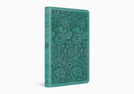 ESV Premium Gift Bible (TruTone, Teal, Floral Design) (1023793561647)