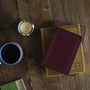 ESV Large Print Compact Bible (Trutone, Mahogany, Border Design)