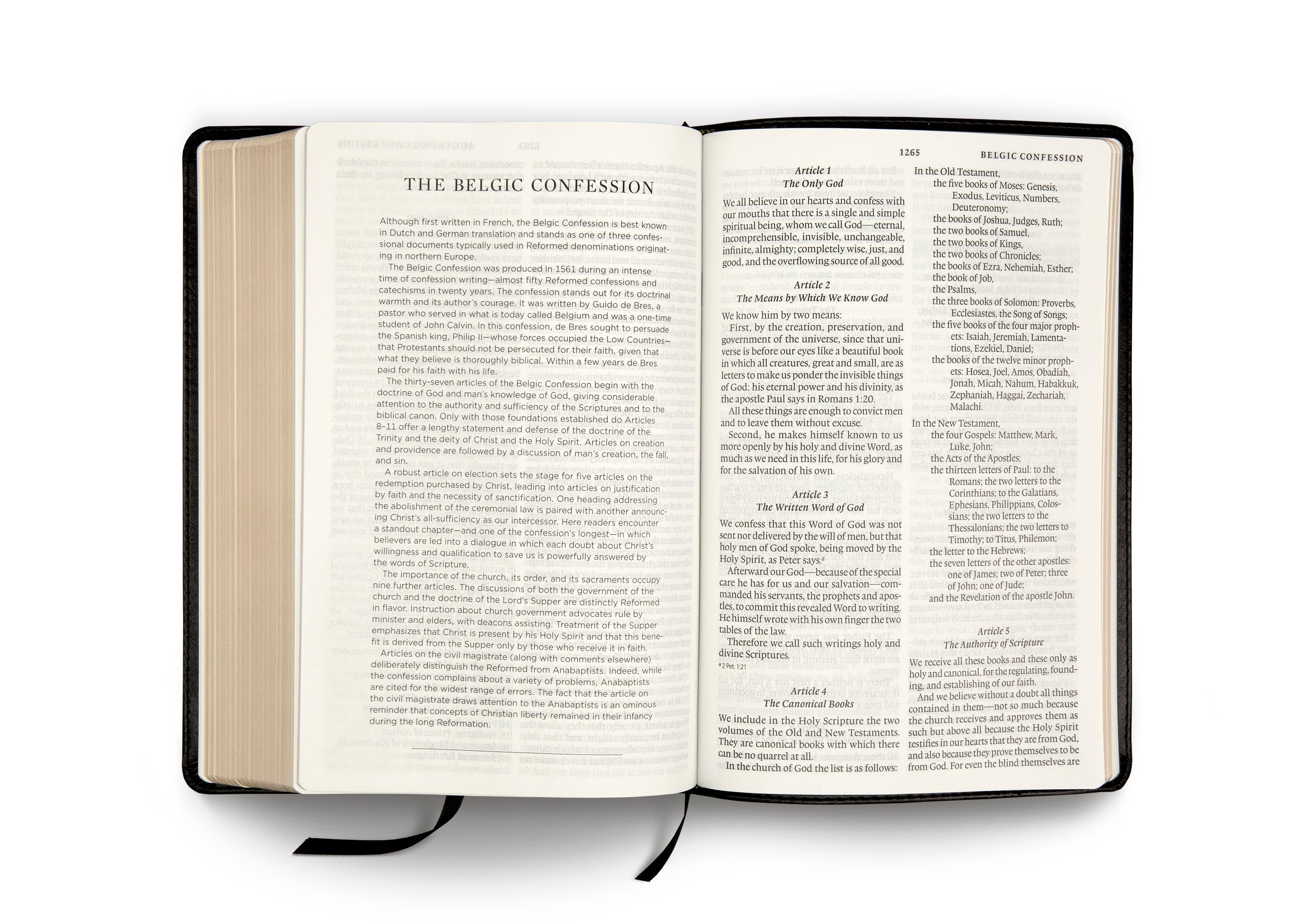 ESV Bible with Creeds and Confessions (TruTone, Black) – Westminster ...