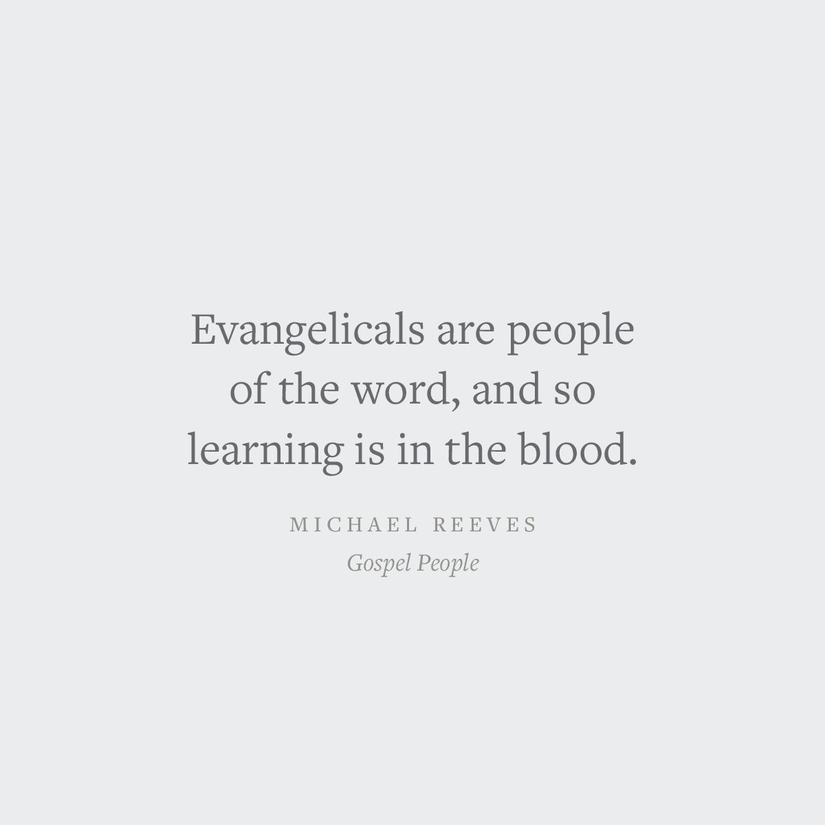 Gospel People: A Call for Evangelical Integrity