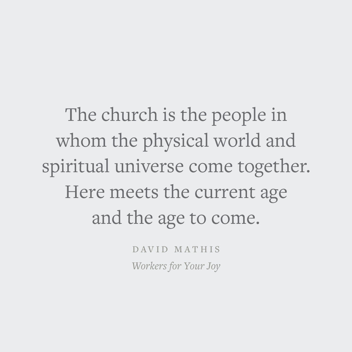 Workers for Your Joy: The Call of Christ on Christian Leaders