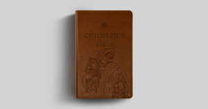 ESV Children's Bible (Trutone, Brown, Let the Children Come Design)