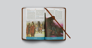 ESV Children's Bible (Trutone, Brown, Let the Children Come Design)