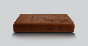 ESV Children's Bible (Trutone, Brown, Let the Children Come Design)