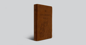 ESV Children's Bible (Trutone, Brown, Let the Children Come Design)