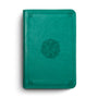 ESV Compact Bible (Trutone, Turquoise, Emblem Design)