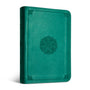 ESV Compact Bible (Trutone, Turquoise, Emblem Design)